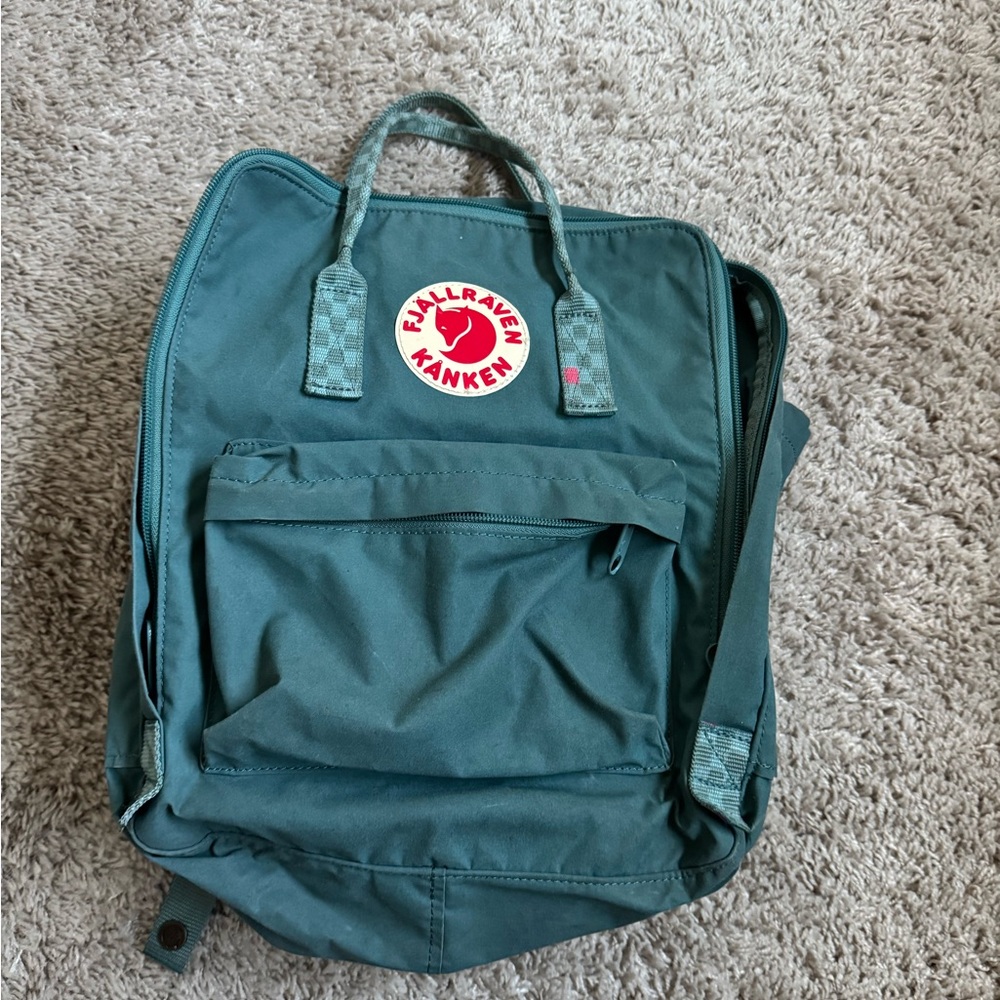 Gentle used Fjallraven backpack original size.  Comes with the foam insert.